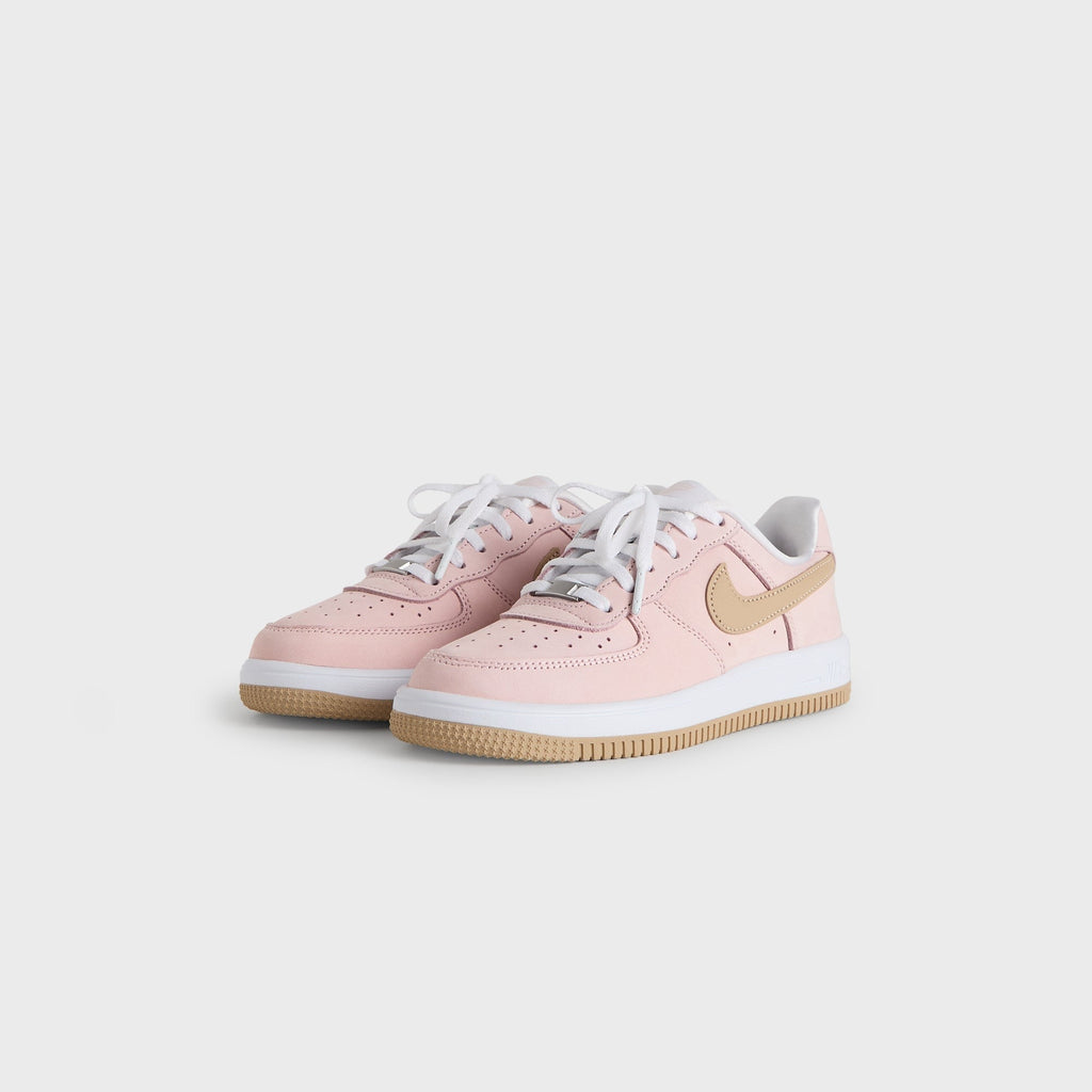 Kith Kids for Nike PS Air Force 1 "Un-Linen" - Linen / Atmosphere / White