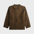 orSLOW Relax Fit Simple Work Jacket - Coffee Brown