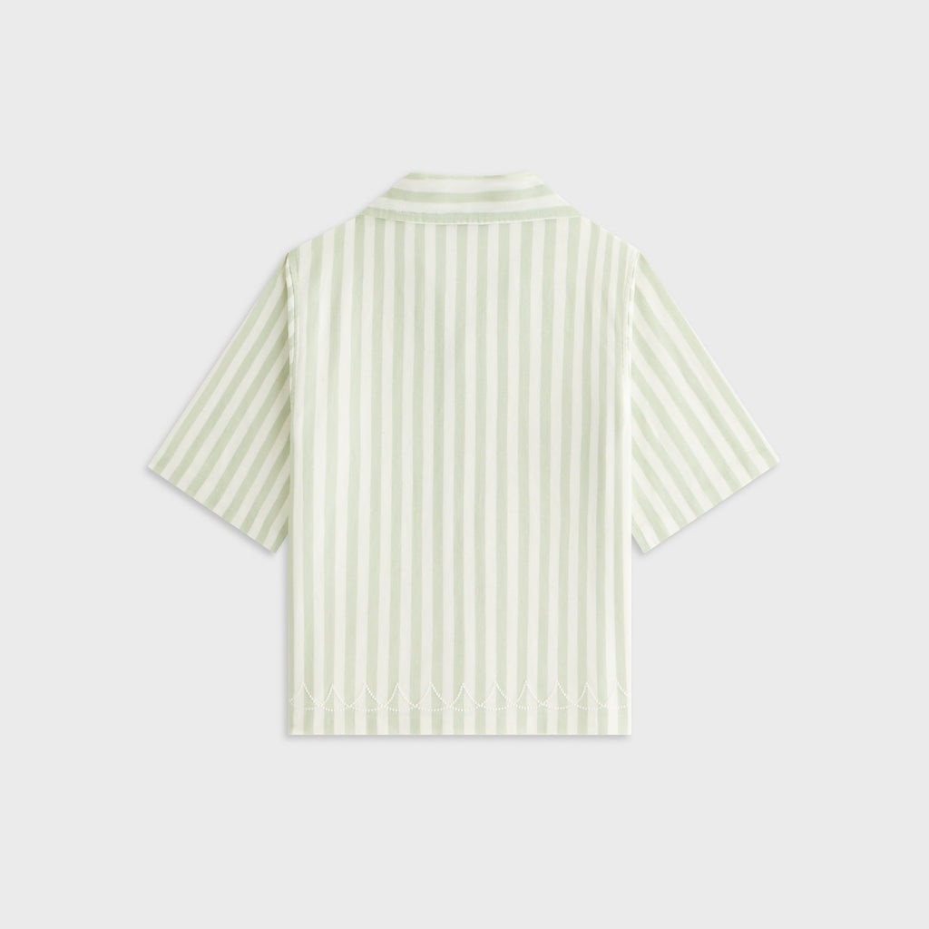 Kith Kids Embroidered Thompson Camp Shirt - Sage