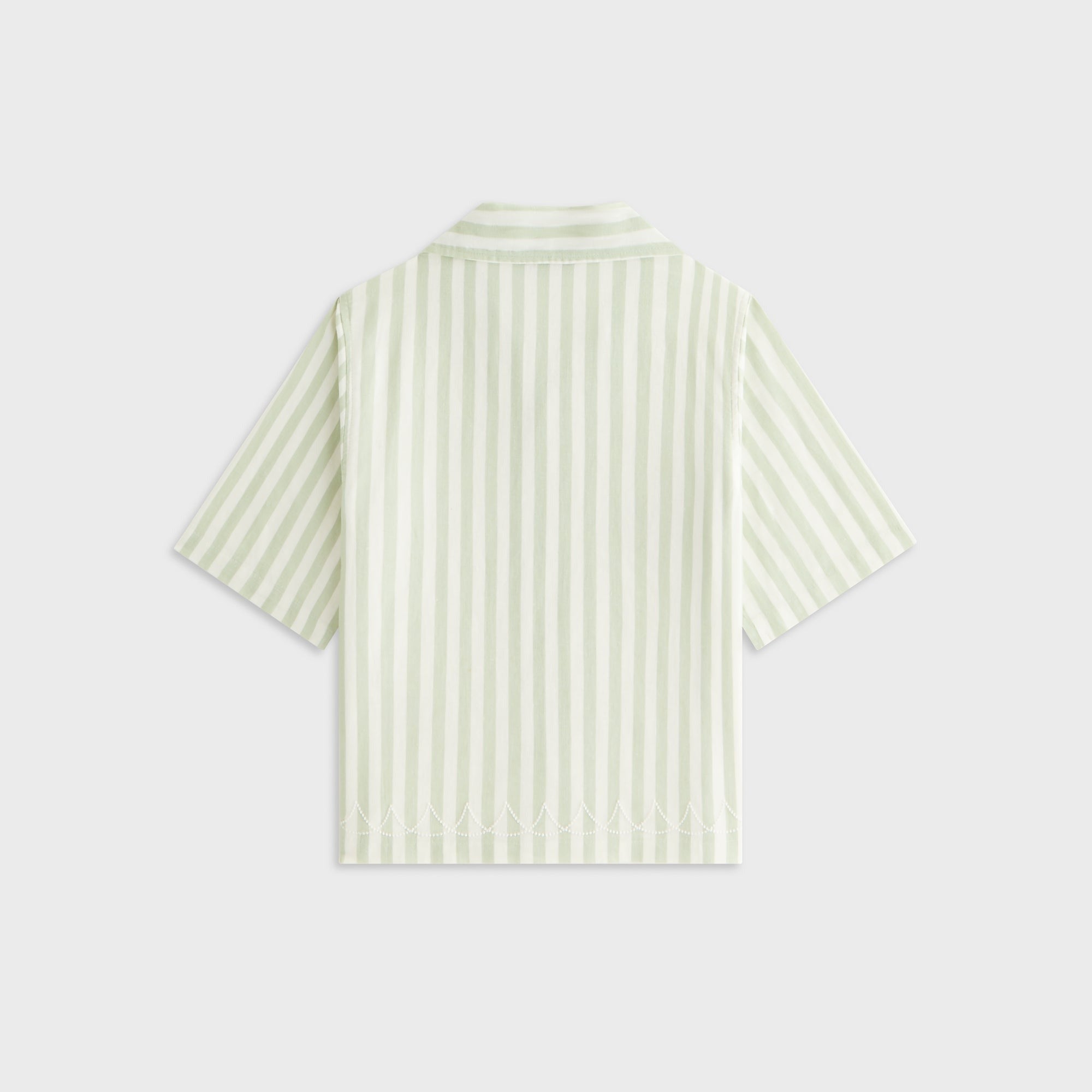 Kith Kids Embroidered Thompson Camp Shirt - Sage