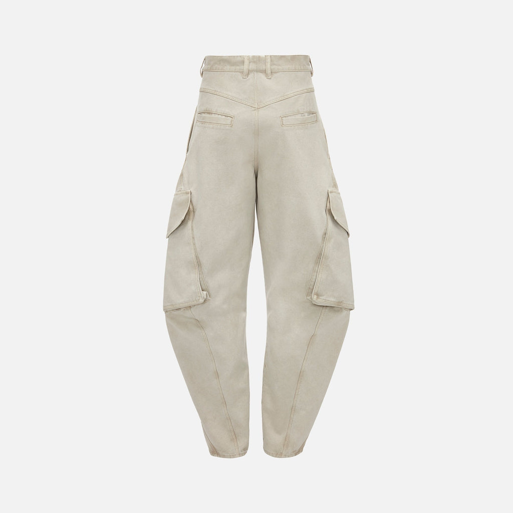 JW Anderson Twisted Cargo Trousers - Chalk