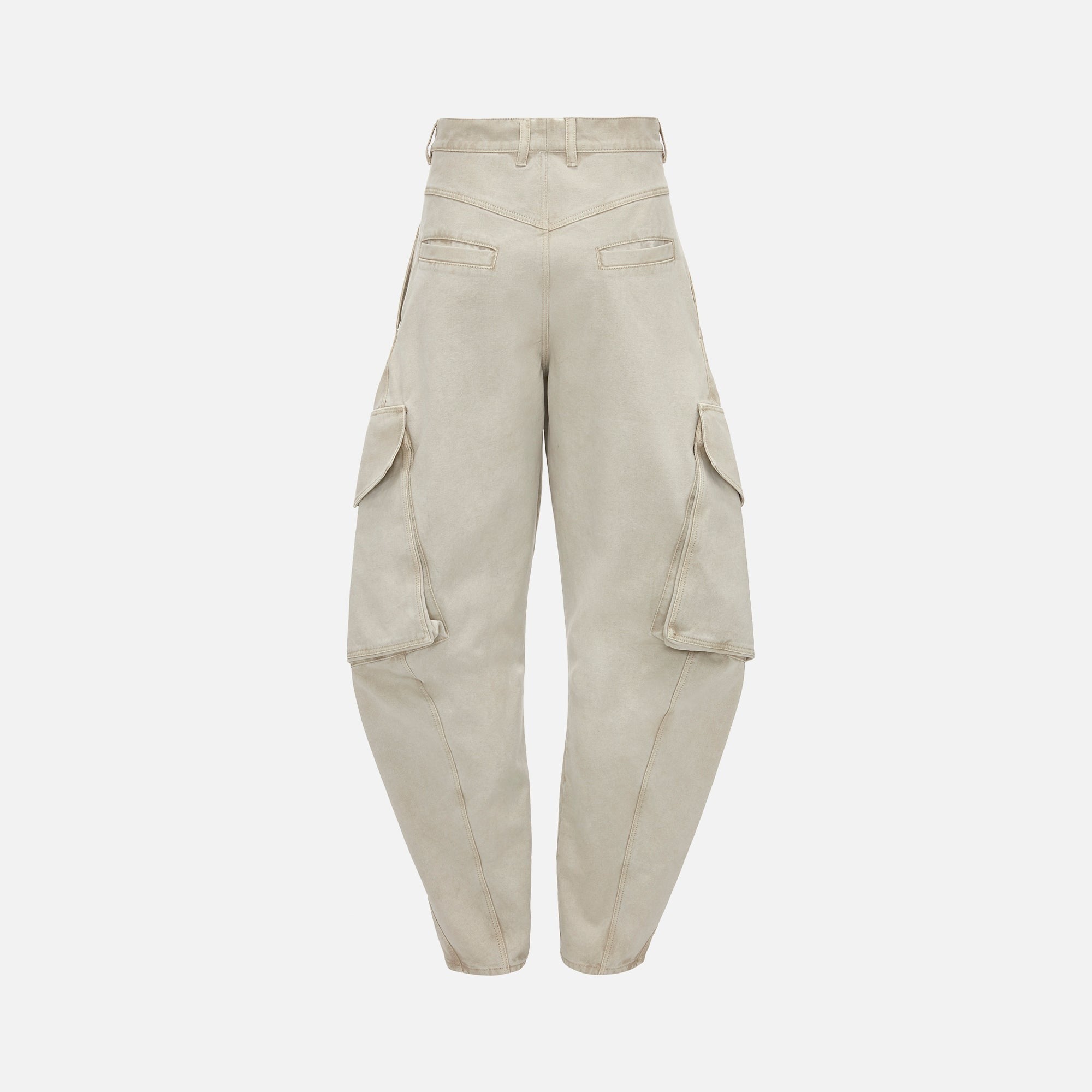 JW Anderson Twisted Cargo Trousers - Chalk
