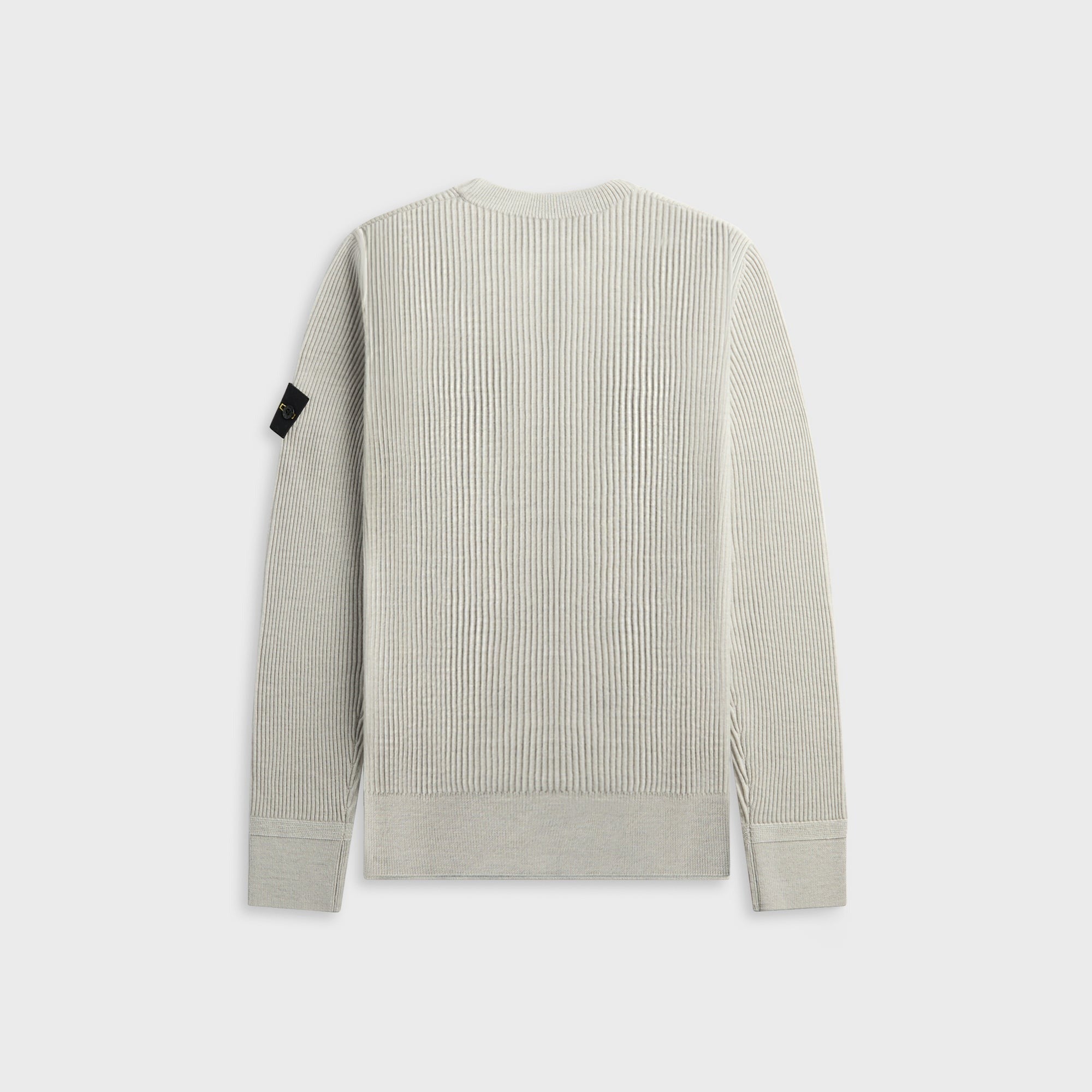 Stone Island Full Rib RWS Wool Crewneck - Sand Melange