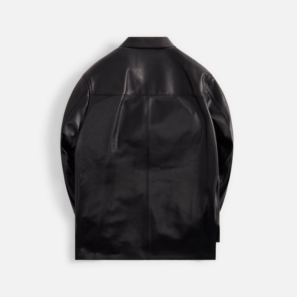 Loewe Debossed Pocket Overshirt - Black