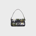 WGACA Fendi Embroidered Baguette - Navy