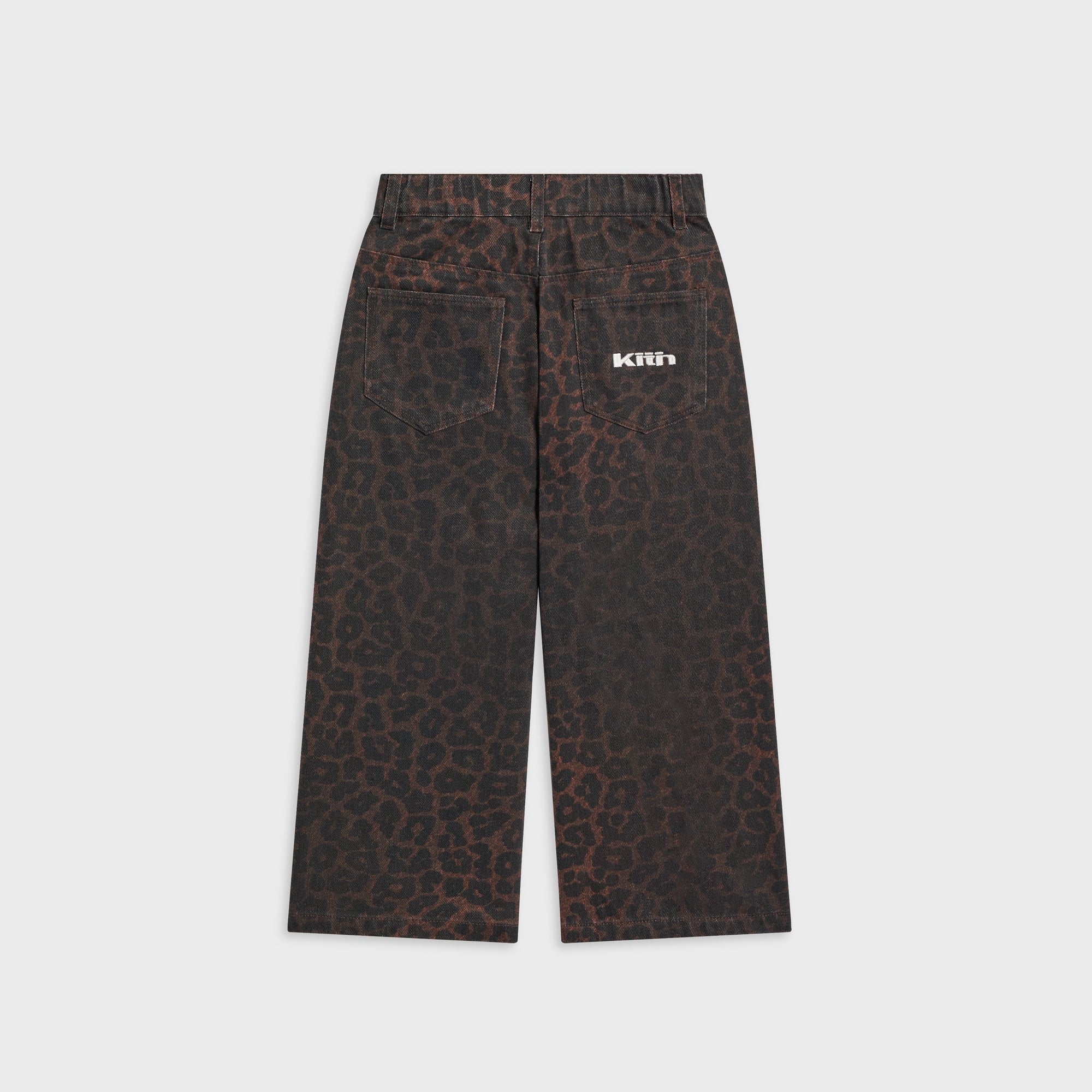 Kith Kids Leopard Heston Wide Leg Jean - Incognito - PH