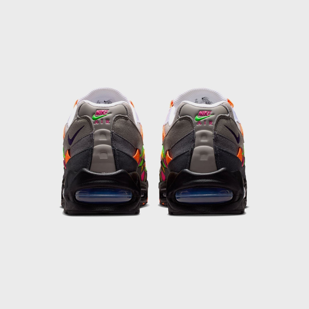 Nike Air Max 95 Big Bubble - White / Purple Dynasty / Pearl Gray / Light Charcoal