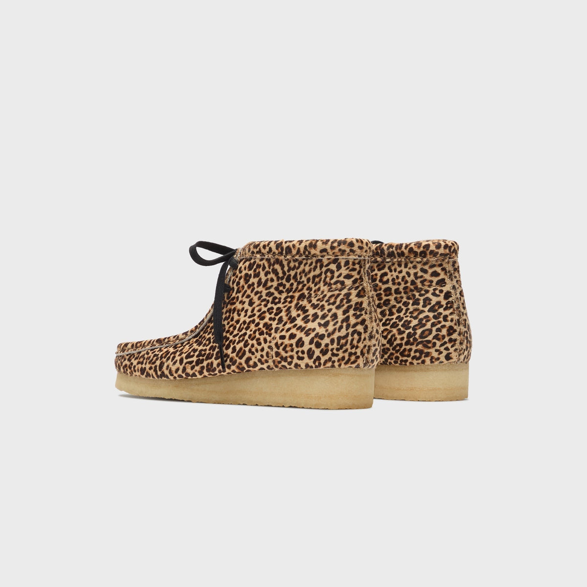 Clarks Wallabee Boot - Leopard Print