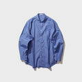 ATON Suvin Broad Washed Shirt - Sax
