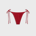 Frankies Bikinis x Jennie Mackenzie Satin Bottom - Spring Stripe