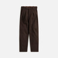 Monitaly Triple Tuck Wide Pants - Vicente Brown