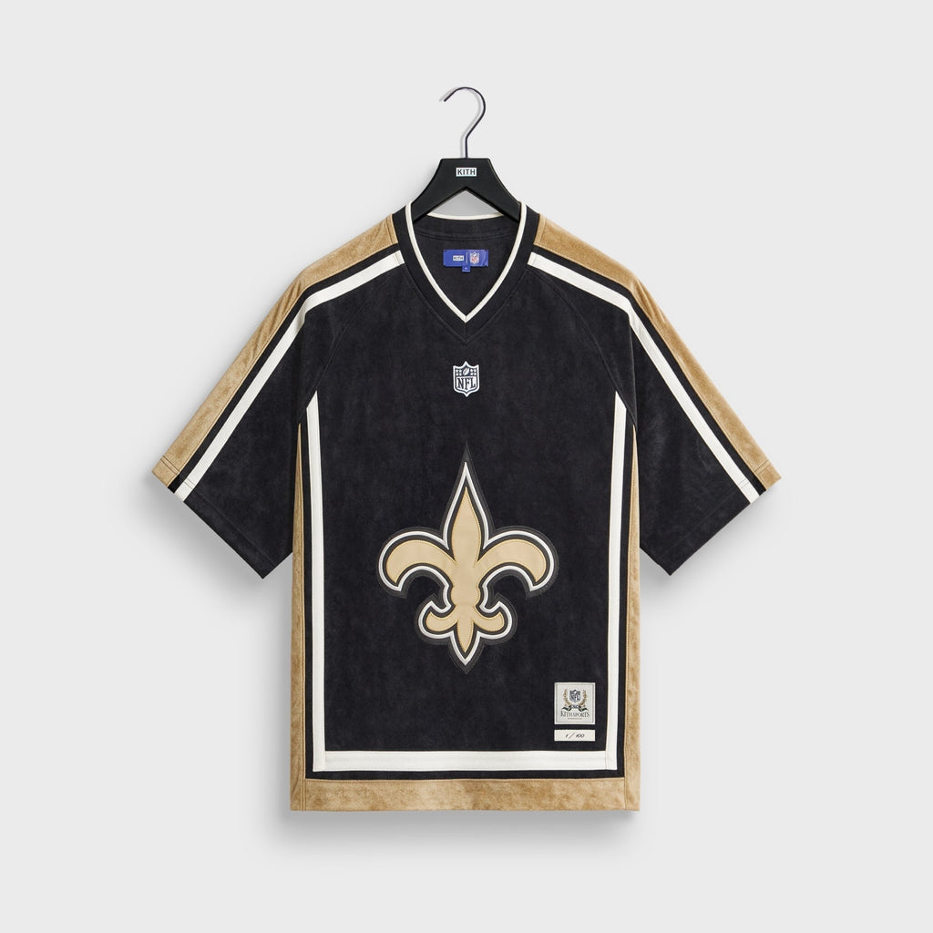 Kith & the NFL for the New Orleans Saints Leon Shirt - Black