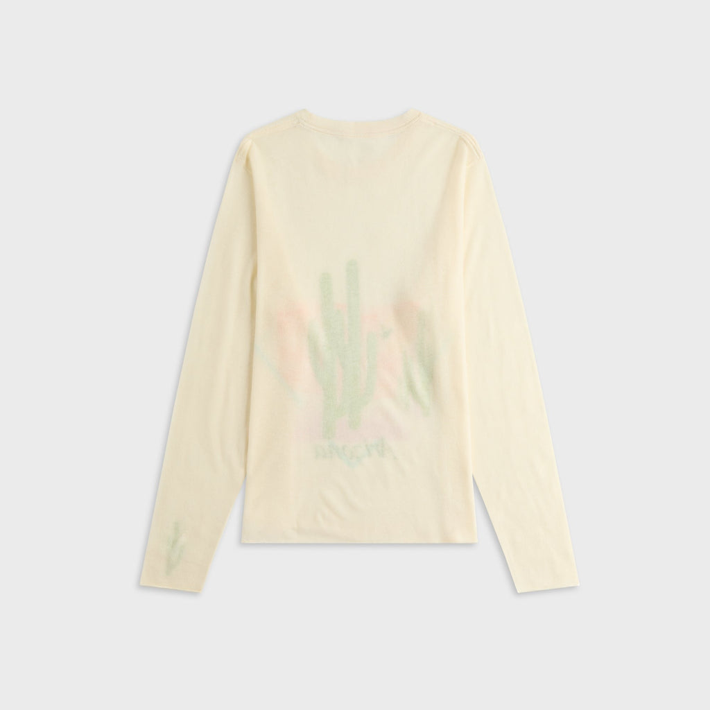 Adrian Cashmere Arizona Long Sleeve - White