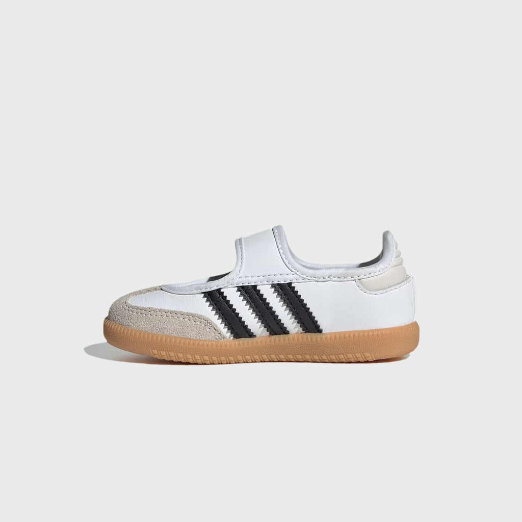 adidas TD Samba Jane - White / Core Black / Gum