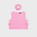 Kith Kids Gingham Cropped Tie Tank - Electra