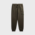Stone Island Organic Mélange Cotton Fleece Sweatpant - Coal Grey