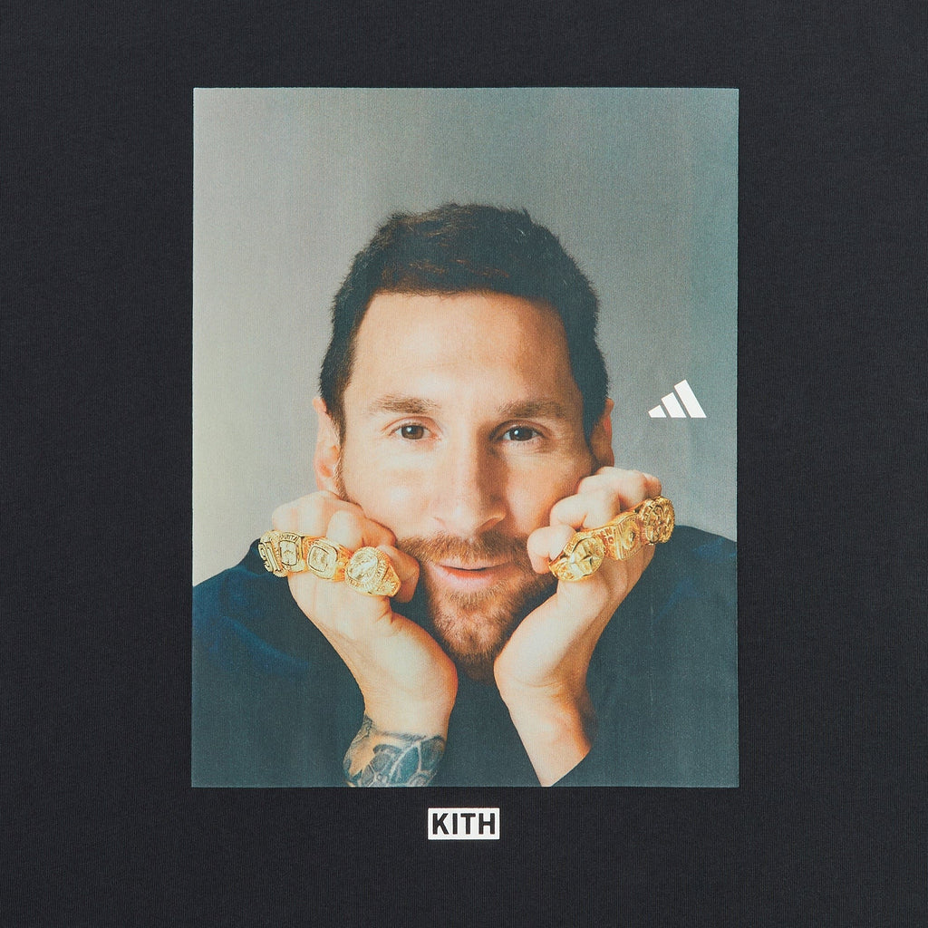 Kith & Messi for adidas Football Graphic Tee - Black
