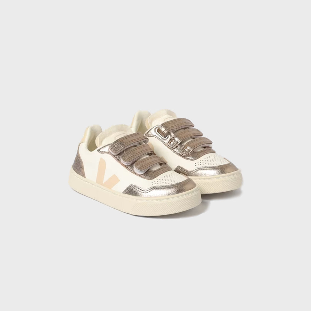 Veja Kids V-90 - White / Sable / Bronze
