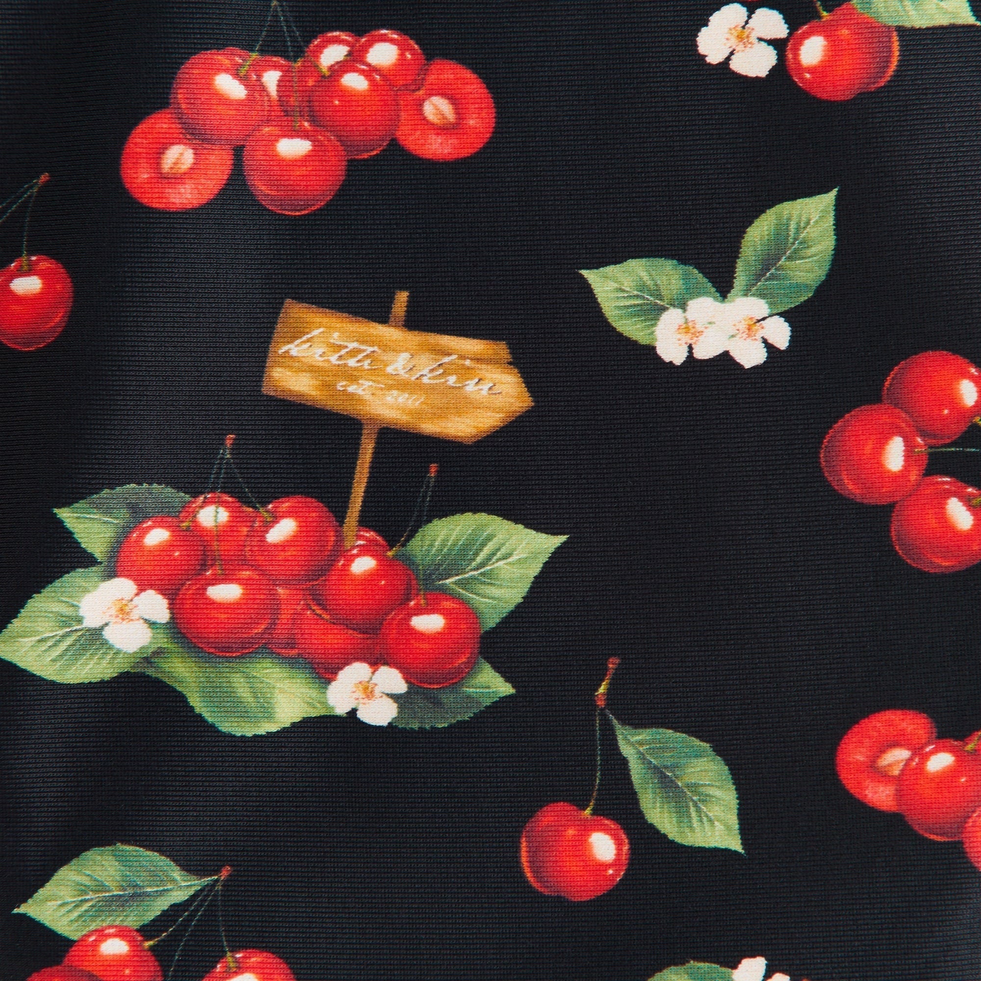 Kith Women Iris Cherry Tie Bottom - Black