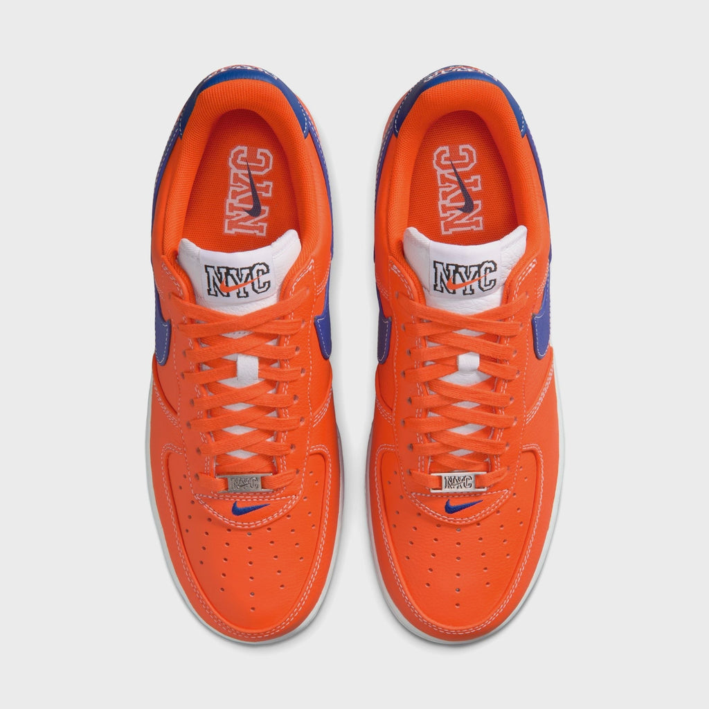 Nike Air Force 1 Low Retro Premium - Safety Orange / Rush Blue / White