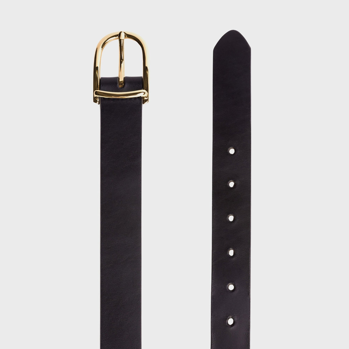 Black Suede Studio Frame Belt - Black