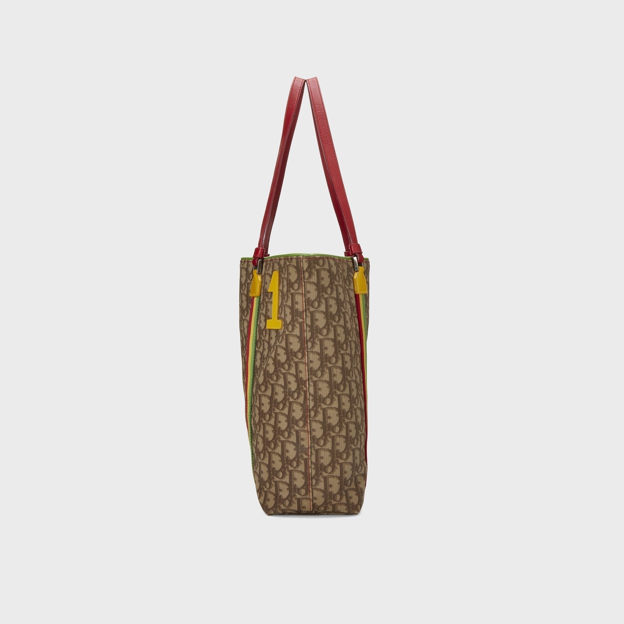 WGACA Dior Rasta Trotter Tote Bag - Brown