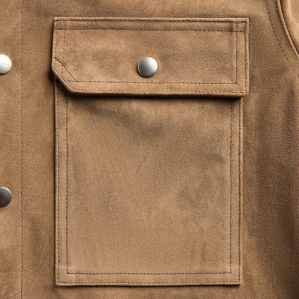Rick Owens Outershirt - Sumi Brown