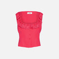 GUIZIO Paloma Top - Fatale Pink
