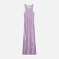 Jonathan Simkhai Fergie Crystal Mesh Cover Up Tank Dress - Orchid