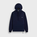 Kith Indigo Fleece Cropped Camden Hoodie - Raw Indigo