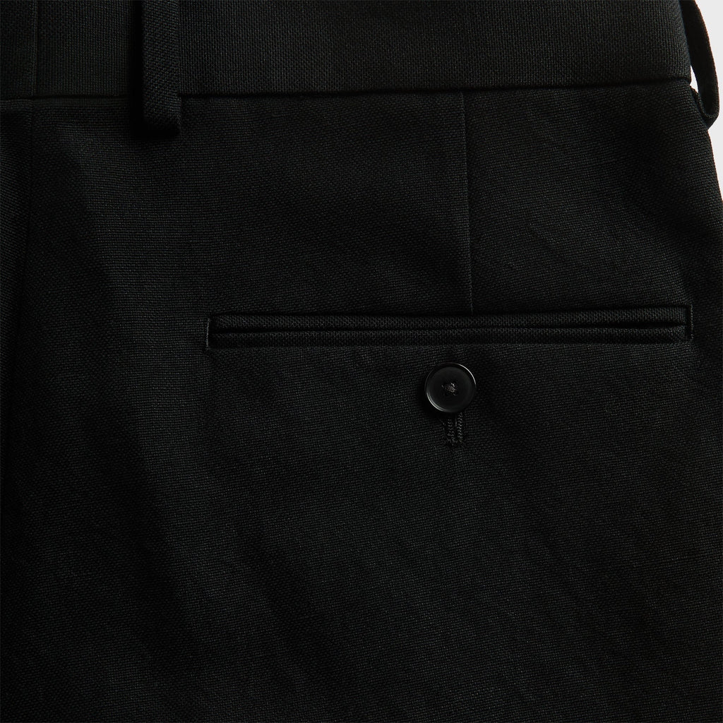 Auralee Wool Cotton Linen Ox Short - Black