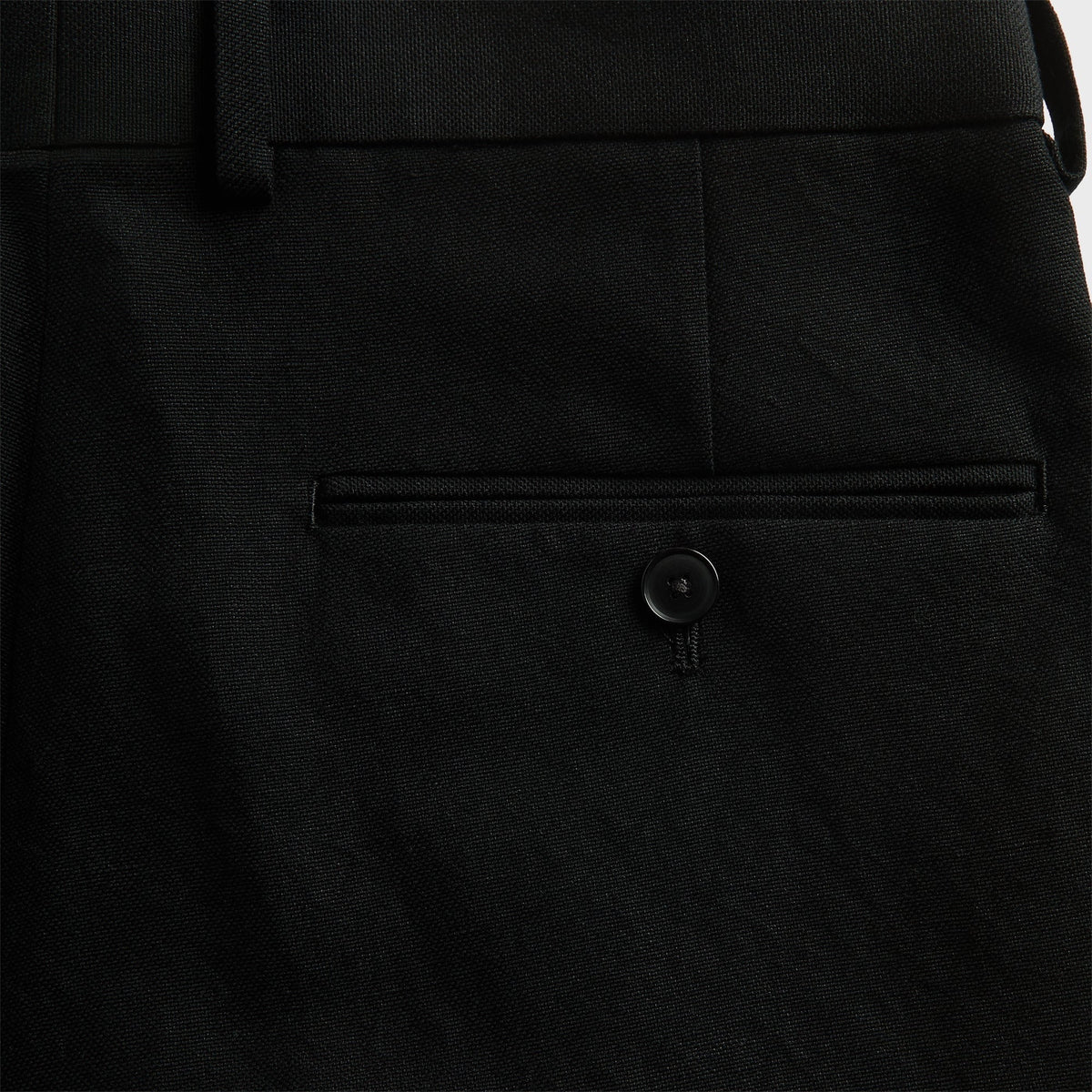 Auralee Wool Cotton Linen Ox Short - Black