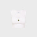 Vivienne Westwood Cropped Rib Vest - White