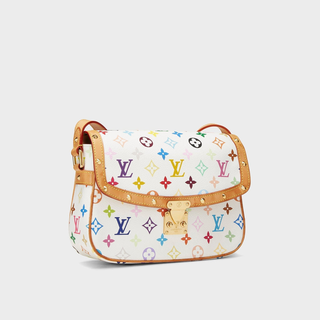 WGACA Louis Vuitton x Takashi Murakami White Monogram Multicolore Sologne - Multi