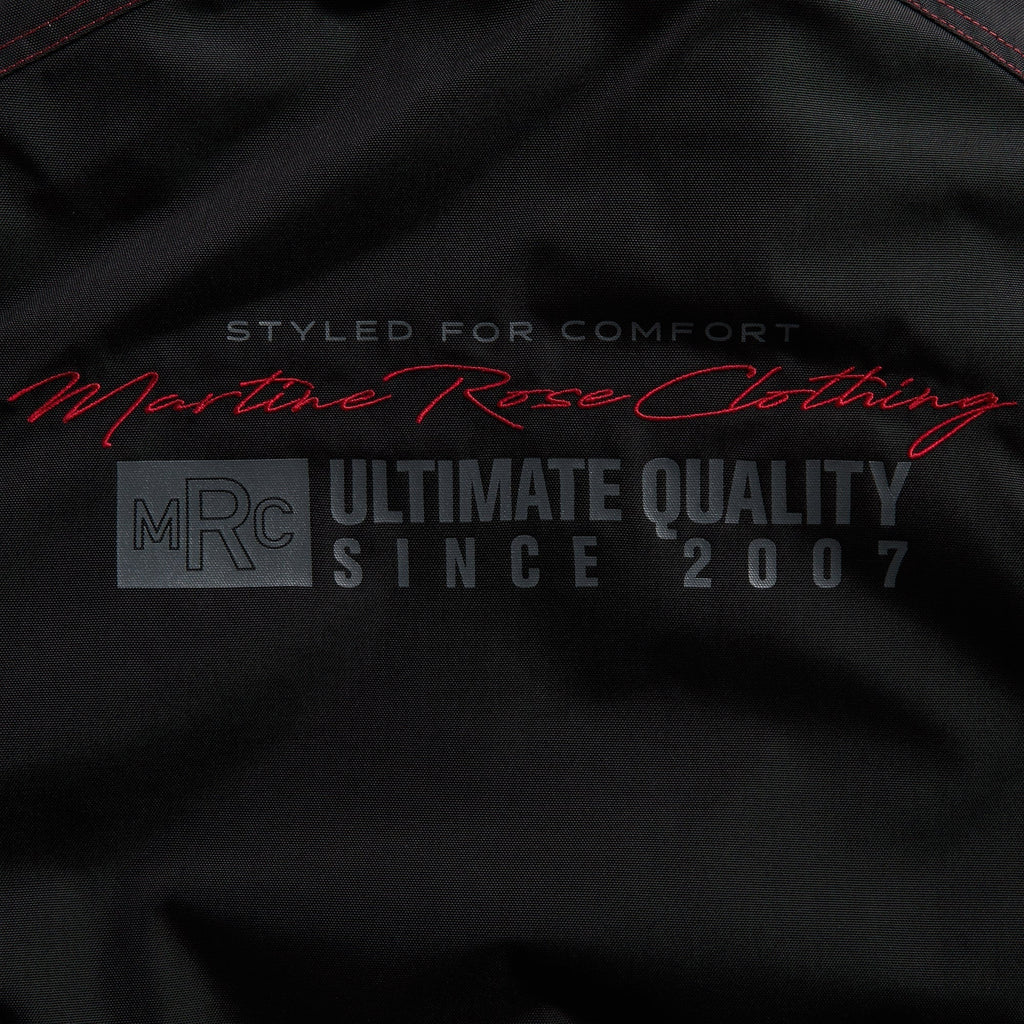 Martine Rose Bumbag Jacket - Black / Red