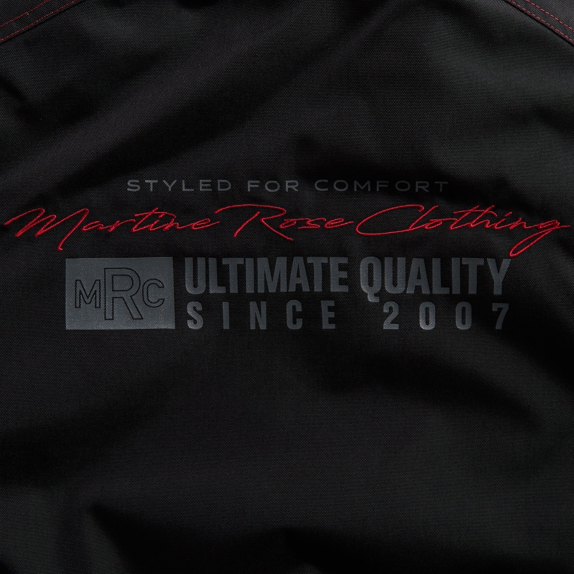 Martine Rose Bumbag Jacket - Black / Red