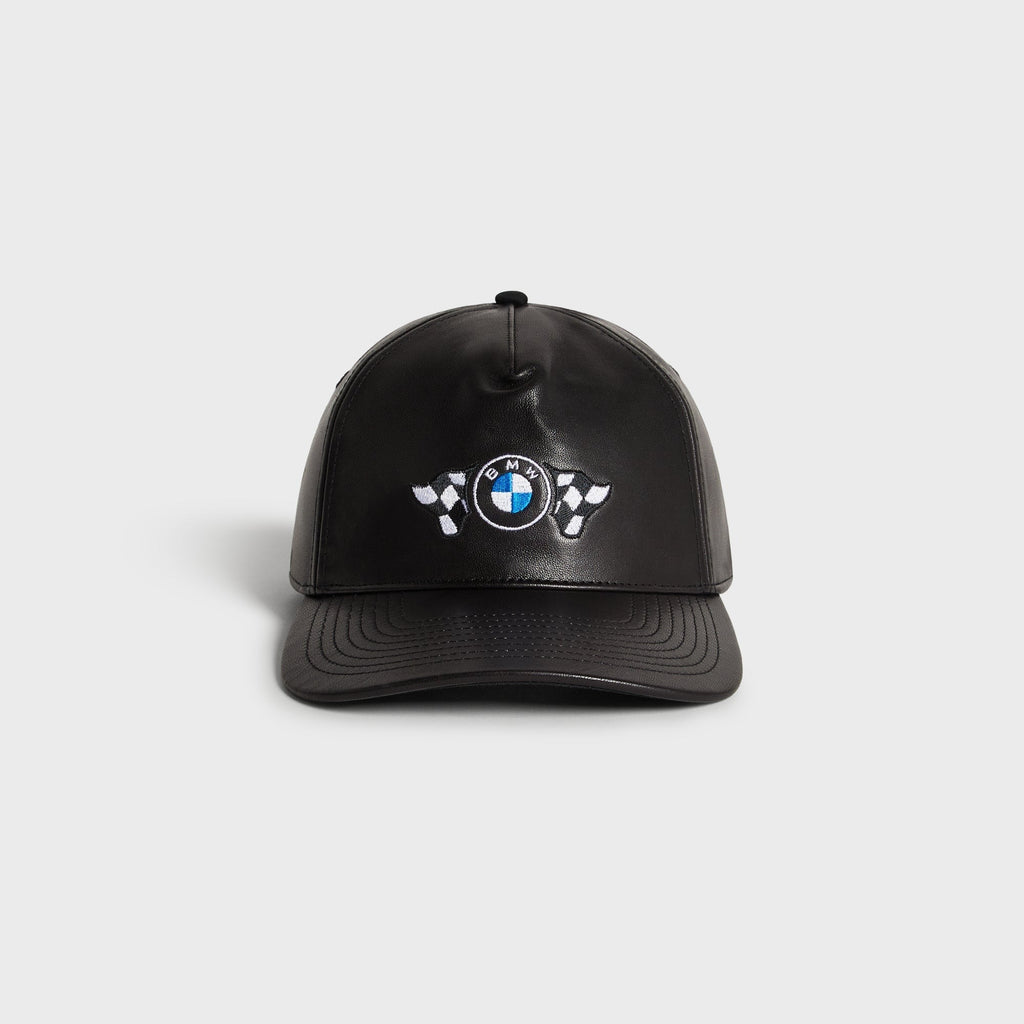 Kith for BMW Leather Bay Low Pinch Crown Cap - Black