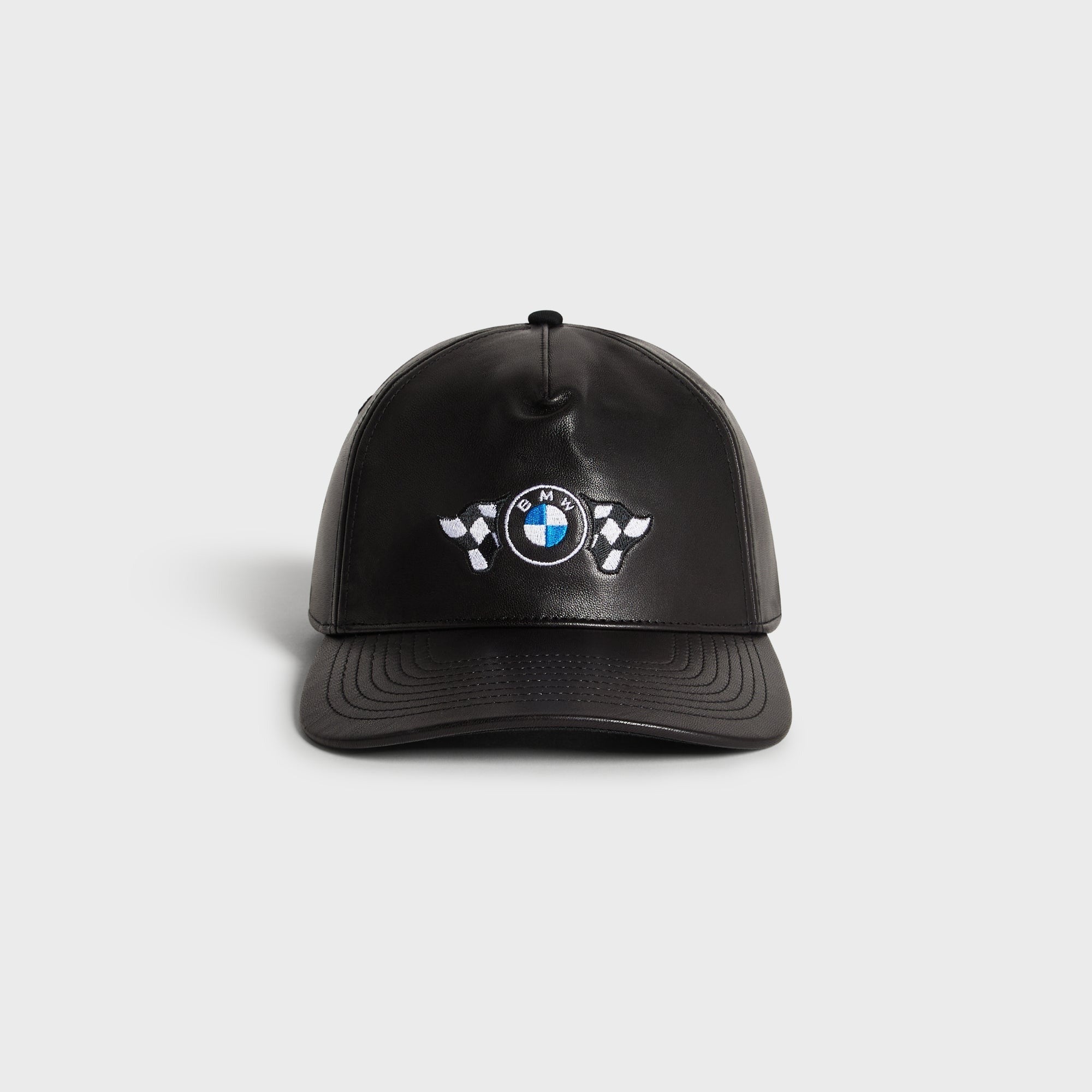 Kith for BMW Leather Bay Low Pinch Crown Cap - Black