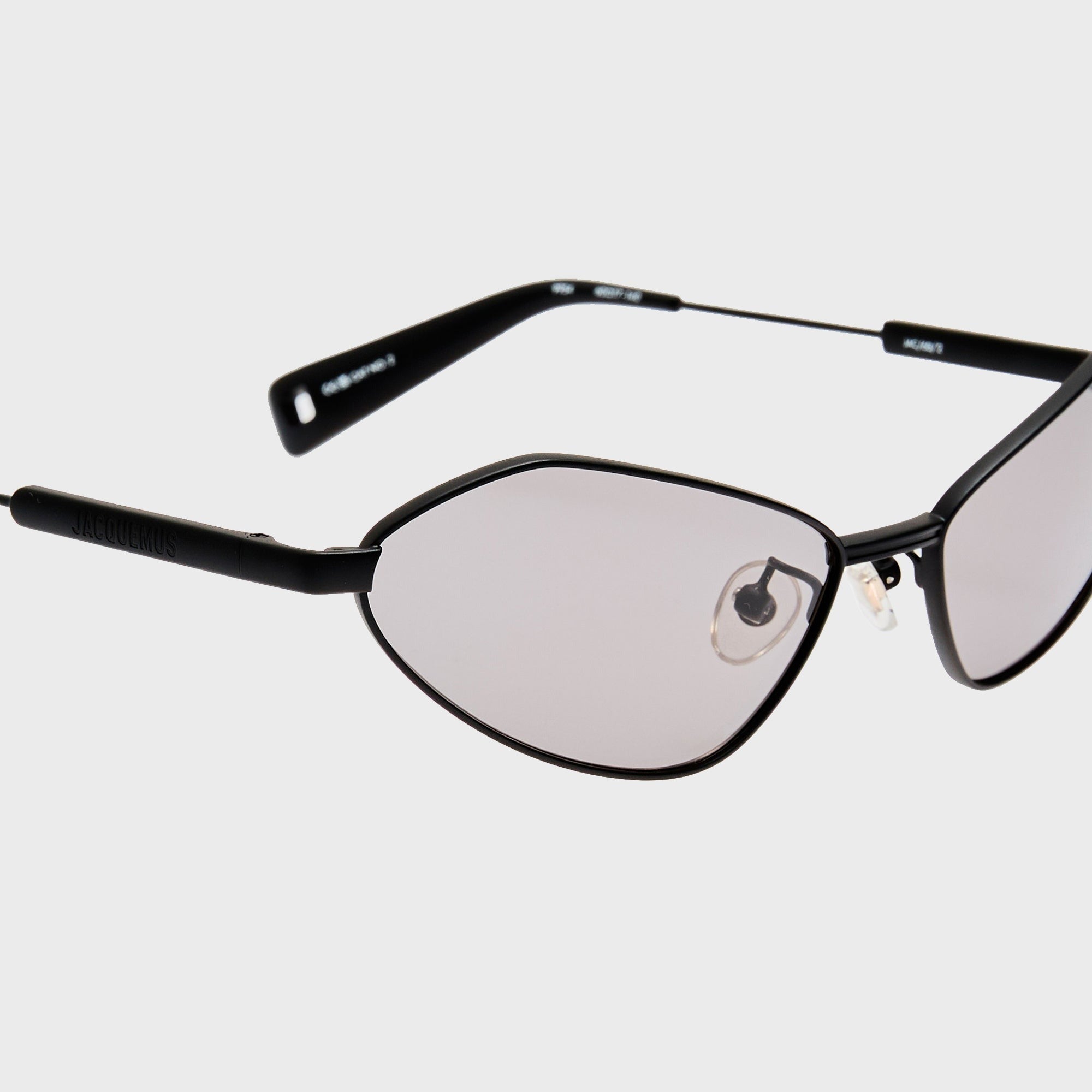 Jacquemus Bambino Metal Frames - Matt Black / Grey