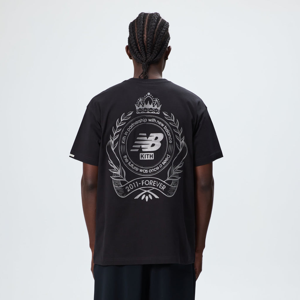 Kith & New Balance Crest Pocket Tee - Black
