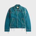 Craig Green Two Tone Embroidered Jacket - Blue / Grey
