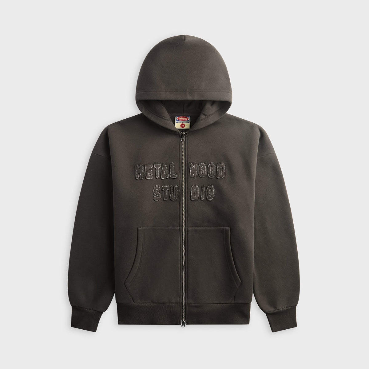 Metalwood Cutie Zip Hooded Sweatshirt - Tar
