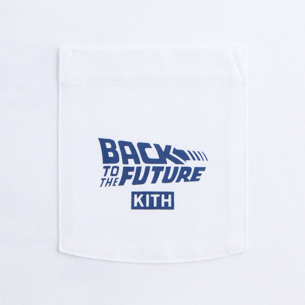 Kith for Back to the Future Blueprint Standard Crispy Pocket Tee - White