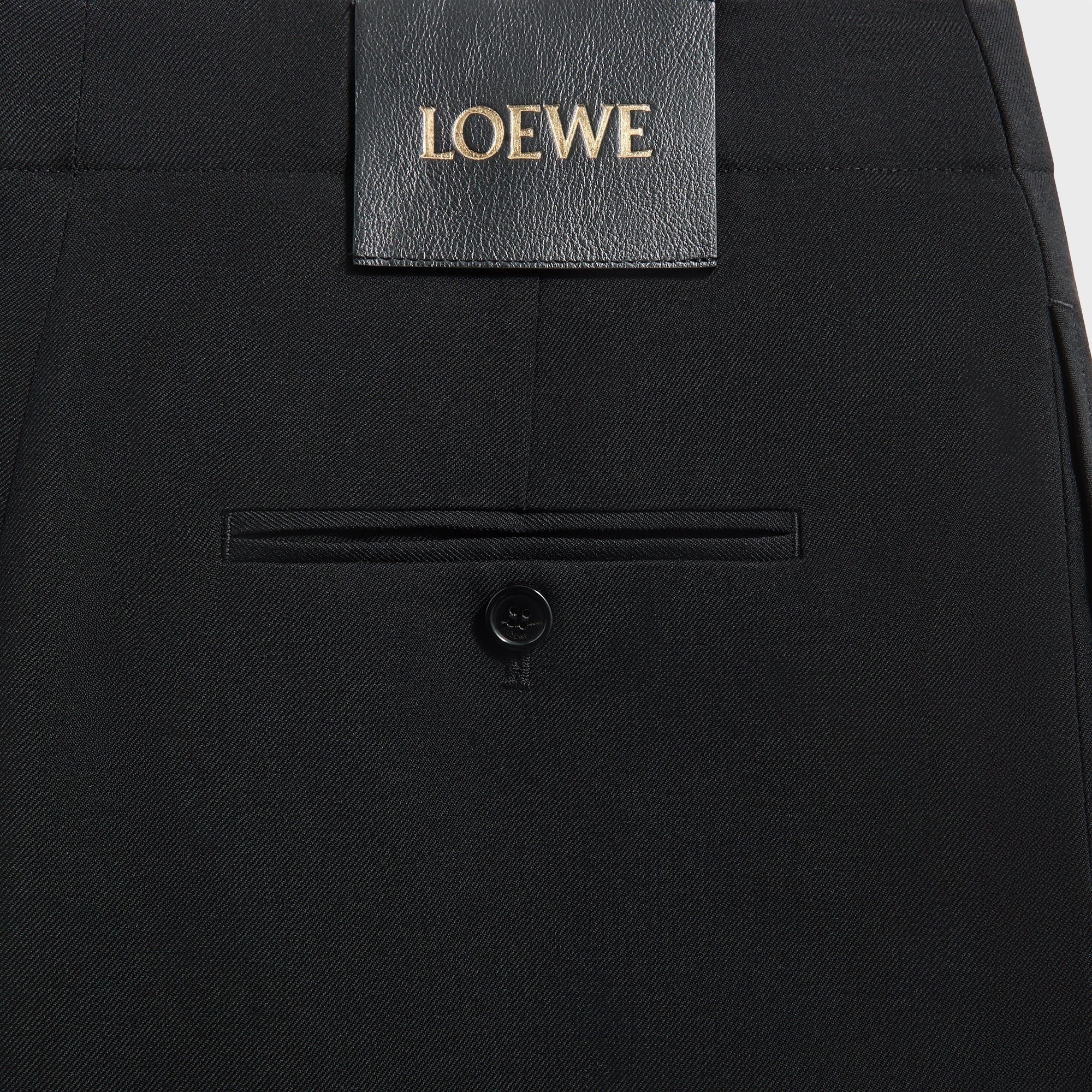 Loewe Belted Trousers - Black