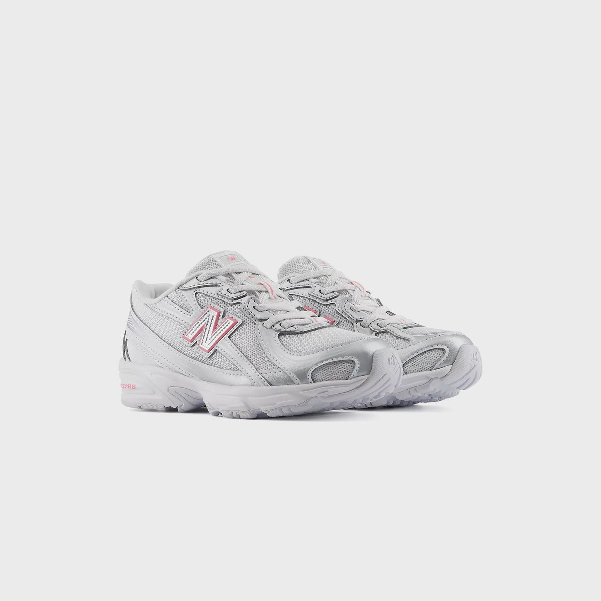 New Balance PS 740 Bungee Lace - Silver Metallic / Signal Pink