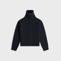 Studio Nicholson Rib Zip Through Jumper - Nautical Black