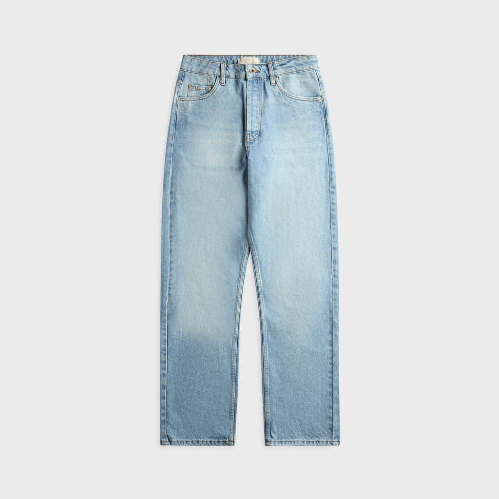 Studio Nicholson Riso Straight Leg Denim Pant - Bleached Wash