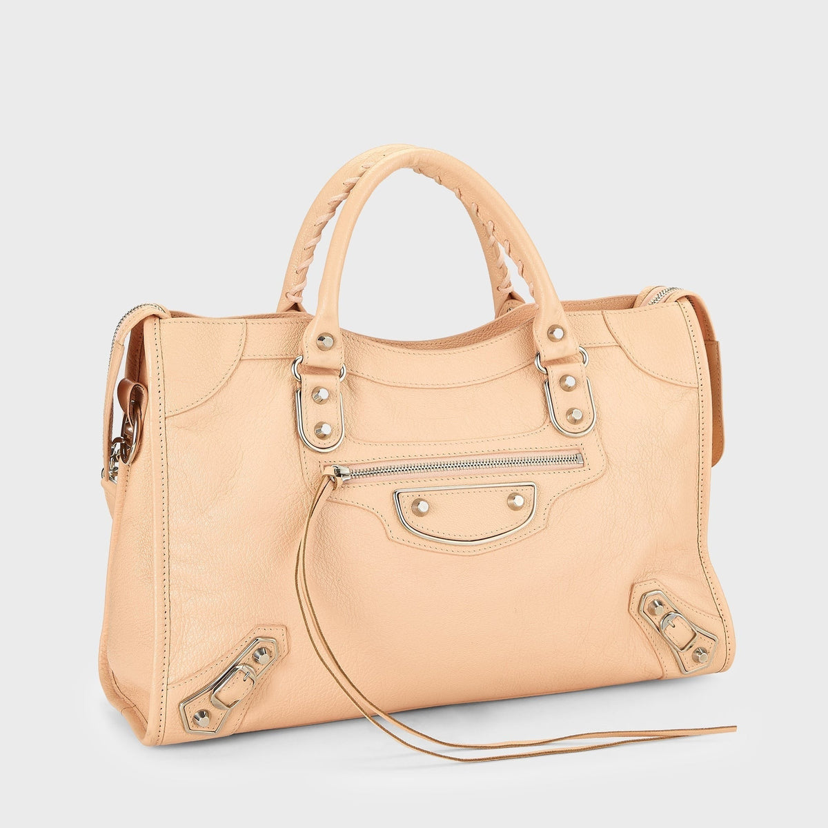 WGACA Balenciaga Agneau Classic Metallic Edge Mini City Bag - Pink