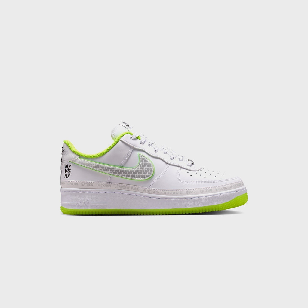 Nike Air Force 1 '07 - White / White / Barely Volt / Black