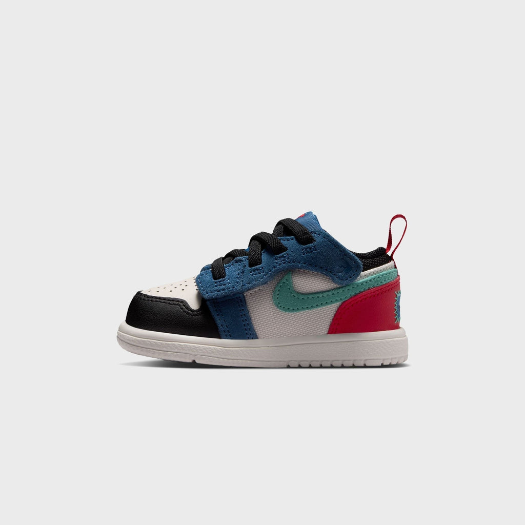 Jordan TD Jordan 1 Low Alt SE - True Blue / University Red / Kinetic Green / Black